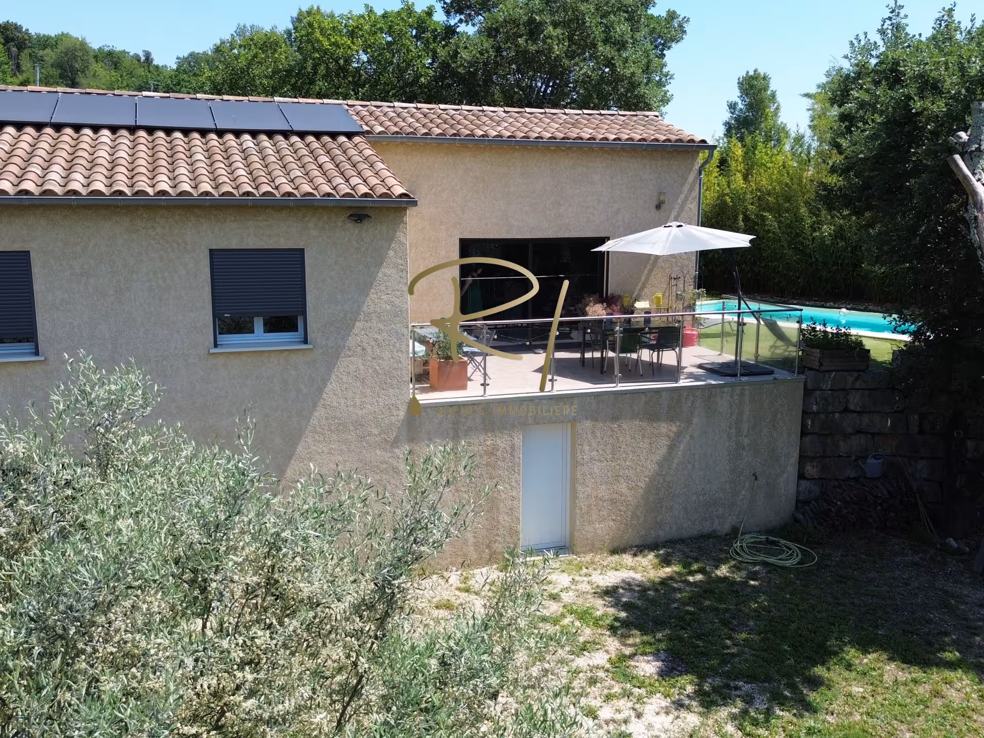 Villa familiale avec vue sur les Cévennes
